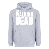 Heather Grey the walking dead blood Heavyweight Hoodie - linhVisuals