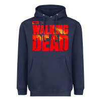 Navy the walking dead blood Heavyweight Hoodie - linhVisuals