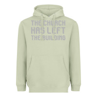 Matcha the church has left the building Heavyweight Hoodie - linhVisuals
