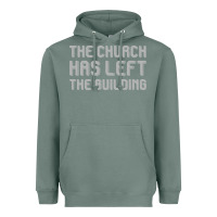 Sage the church has left the building Heavyweight Hoodie - linhVisuals