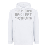White the church has left the building Heavyweight Hoodie - linhVisuals