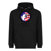 Black peacemaker eagly Heavyweight Hoodie - linhVisuals