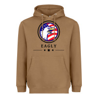 Toasted Coconut peacemaker eagly Heavyweight Hoodie - linhVisuals