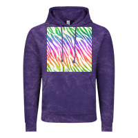 Cloud Purple watercolor rainbow zebra seamless pattern Vintage Hoodie - BundleAndBundleShop