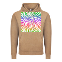 Vintage Coffee watercolor rainbow zebra seamless pattern Vintage Hoodie - BundleAndBundleShop