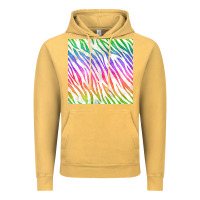 Vintage Mustard watercolor rainbow zebra seamless pattern Vintage Hoodie - BundleAndBundleShop