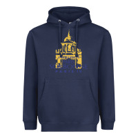 Navy universite paris la sorbonne Heavyweight Hoodie - linhVisuals