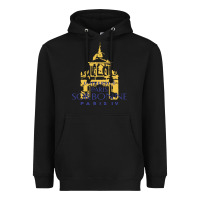 Black universite paris la sorbonne Heavyweight Hoodie - linhVisuals
