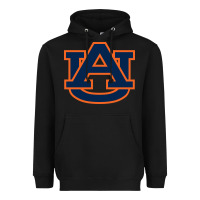 Black Auburn tiger Heavyweight Hoodie - linhVisuals