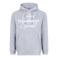 Heather Grey certified flea market specialist t shirt Heavyweight Hoodie - linhVisuals