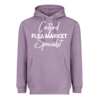 Lavender certified flea market specialist t shirt Heavyweight Hoodie - linhVisuals