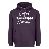 Plum certified flea market specialist t shirt Heavyweight Hoodie - linhVisuals