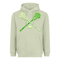 Matcha funny lacrosse st patricks day boys men shamrock ball t shirt Heavyweight Hoodie - linhVisuals