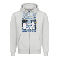 Dove Grey chillin  with my sowmies Zipper Hoodie - AdoDesignShop