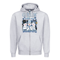 Heather Grey chillin  with my sowmies Zipper Hoodie - AdoDesignShop