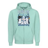 Seafoam chillin  with my sowmies Zipper Hoodie - AdoDesignShop