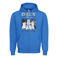 True Royal chillin  with my sowmies Zipper Hoodie - AdoDesignShop