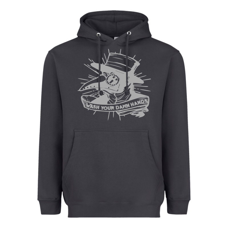 Wash Your Damn Hands Heavyweight Hoodie by linhVisuals | Teevron