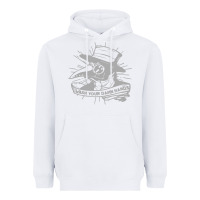 White wash your damn hands Heavyweight Hoodie - linhVisuals