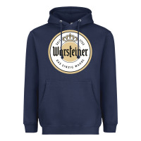 Navy warsteiner Heavyweight Hoodie - linhVisuals