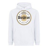 White warsteiner Heavyweight Hoodie - linhVisuals