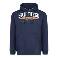 Navy san diego california Heavyweight Hoodie - linhVisuals