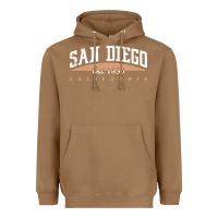 Toasted Coconut san diego california Heavyweight Hoodie - linhVisuals