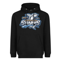 Black wilmington sharks Heavyweight Hoodie - linhVisuals