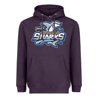 Plum wilmington sharks Heavyweight Hoodie - linhVisuals