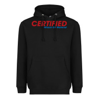 Black whack  off Heavyweight Hoodie - linhVisuals