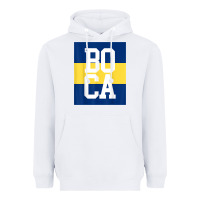 White boca juniors la boca t shirt Heavyweight Hoodie - linhVisuals
