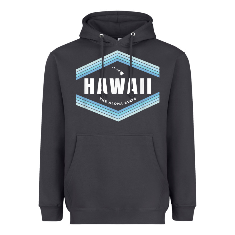 Hawaii The Aloha State   Aloha Hawaiian From The Islands!! T Shirt Heavyweight Hoodie by linhVisuals | Teevron