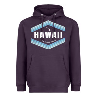 Plum hawaii the aloha state   aloha hawaiian from the islands!! t shirt Heavyweight Hoodie - linhVisuals