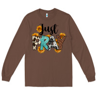 Chestnut Just Pray Long Sleeve Tee - FaDigitalArtStudio