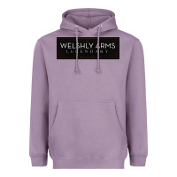 Lavender welshly arms 005 Heavyweight Hoodie - linhVisuals