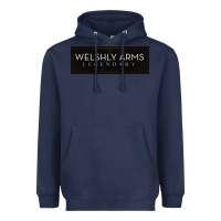 Navy welshly arms 005 Heavyweight Hoodie - linhVisuals