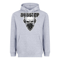 Heather Grey dubstep shirt   electronic music lover gift for men  women Heavyweight Hoodie - linhVisuals