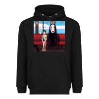 Black spirited away (3) Heavyweight Hoodie - linhVisuals