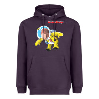 Curious George Happy Astronaut Portrait T Shirt Heavyweight Hoodie | Teevron