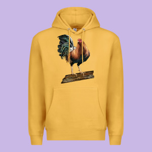 American Game Rooster Standing Premium Hoodie Designed By Lillyallendesigns