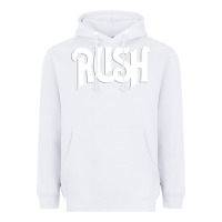 White Rush Classic Heavyweight Hoodie - linhVisuals