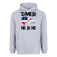 Heather Grey dimelo ke lo ke dominican republic shirt for men woman kids t shirt Heavyweight Hoodie - linhVisuals