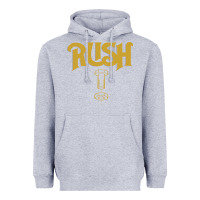 Heather Grey Rush Key Heavyweight Hoodie - linhVisuals