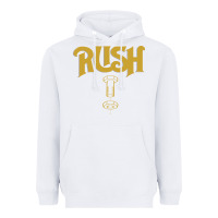 White Rush Key Heavyweight Hoodie - linhVisuals