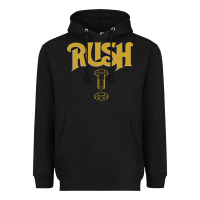 Black Rush Key Heavyweight Hoodie - linhVisuals