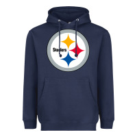 Navy pittsburgh SPORT Heavyweight Hoodie - linhVisuals