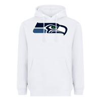 White seattle sports Heavyweight Hoodie - linhVisuals