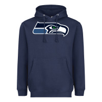 Navy seattle sports Heavyweight Hoodie - linhVisuals