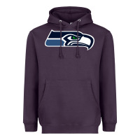 Plum seattle sports Heavyweight Hoodie - linhVisuals