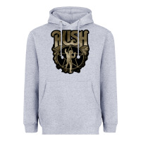 Heather Grey Rush grey Heavyweight Hoodie - linhVisuals